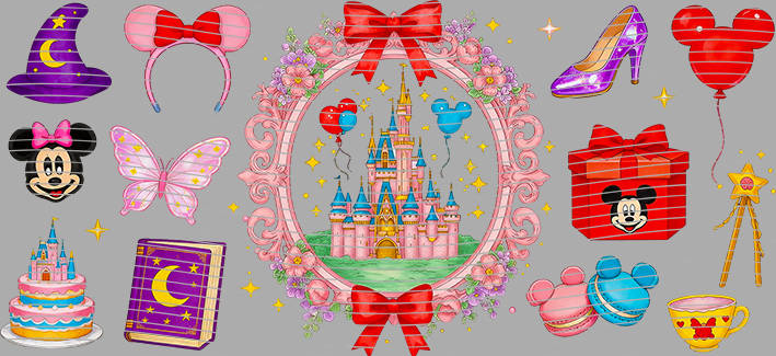 16oz Disney style-D-3410